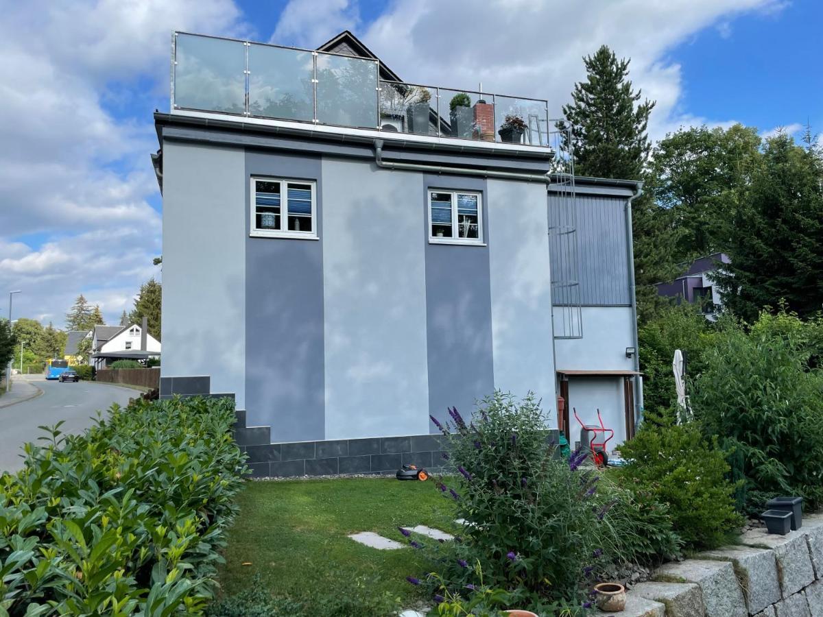 Ferienhaus Villa Adelsberg Mit Dachterrasse In Zentraler Lage Fuer Bis Zu 10 Personen เคมนิตซ์ ภายนอก รูปภาพ