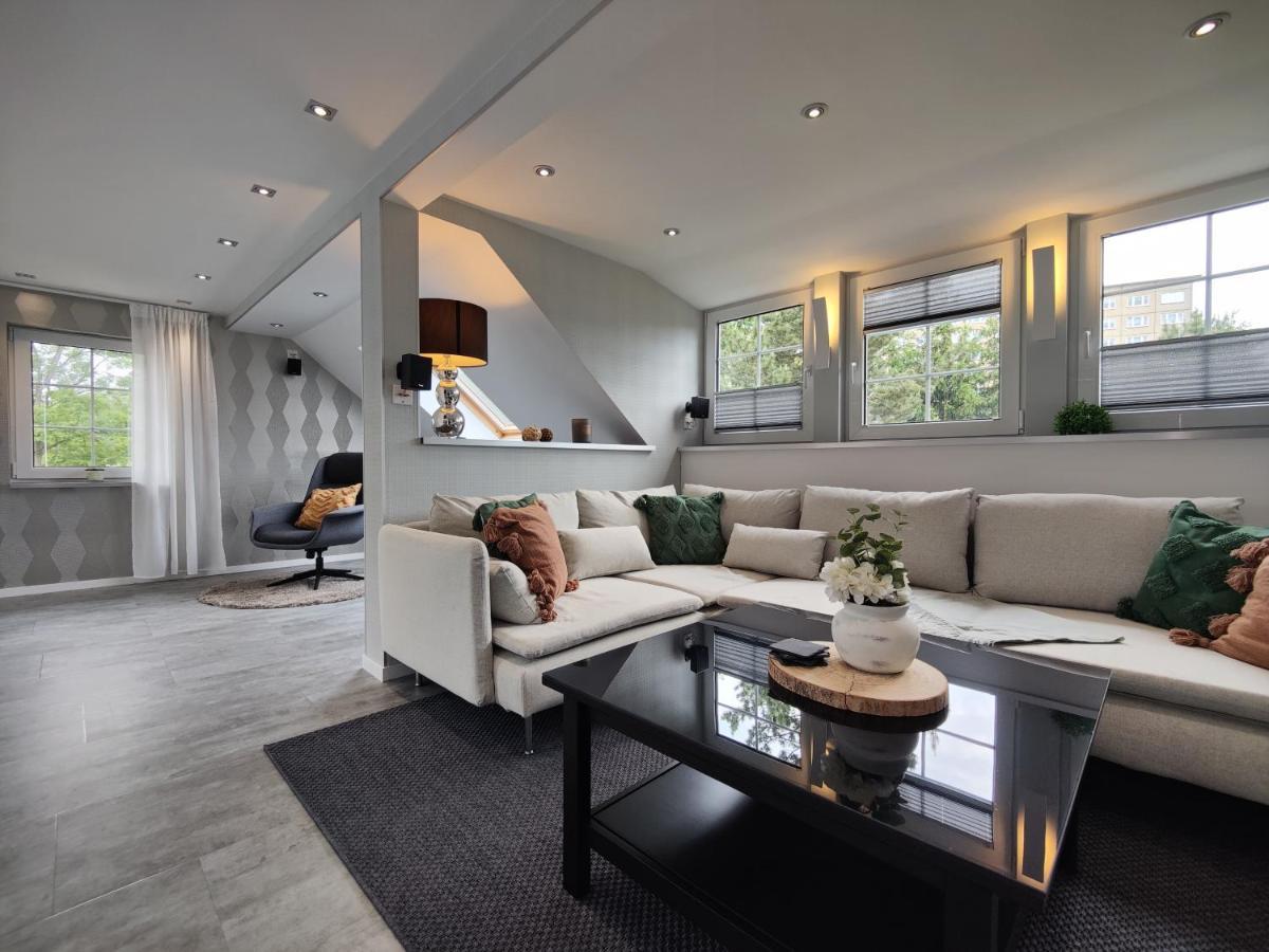 Ferienhaus Villa Adelsberg Mit Dachterrasse In Zentraler Lage Fuer Bis Zu 10 Personen เคมนิตซ์ ภายนอก รูปภาพ