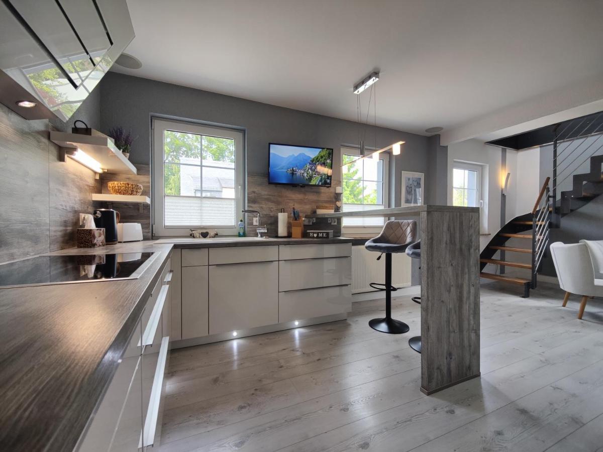 Ferienhaus Villa Adelsberg Mit Dachterrasse In Zentraler Lage Fuer Bis Zu 10 Personen เคมนิตซ์ ภายนอก รูปภาพ